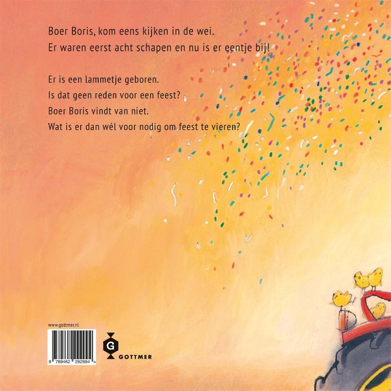 Boer Boris, wij willen feest! achterkant