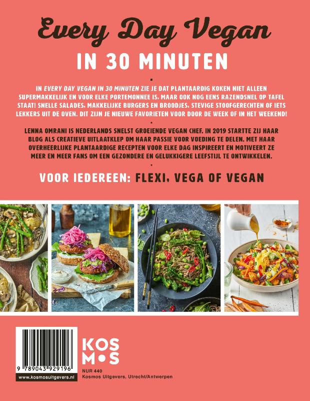 Every day vegan in 30 minuten achterkant