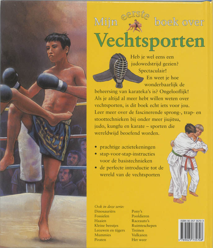 Mijn eerste boek over vechtsporten / Mijn eerste boek over... achterkant