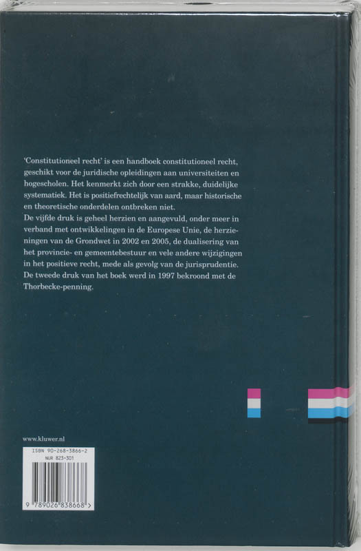 Constitutioneel recht Constitutioneel recht achterkant
