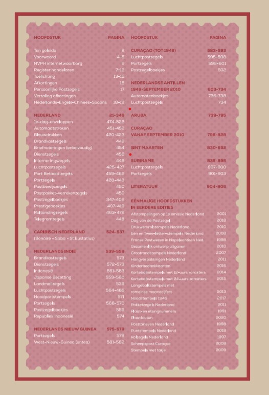 Speciale Catalogus 2022 / Postzegelcatalogus achterkant
