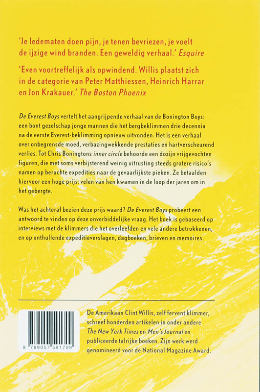 De Everest boys De Everest boys achterkant