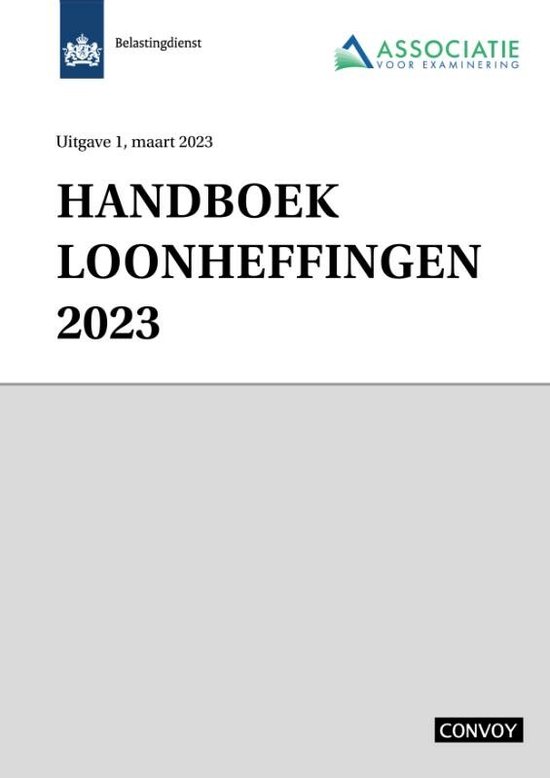 Handboek Loonheffingen 2023