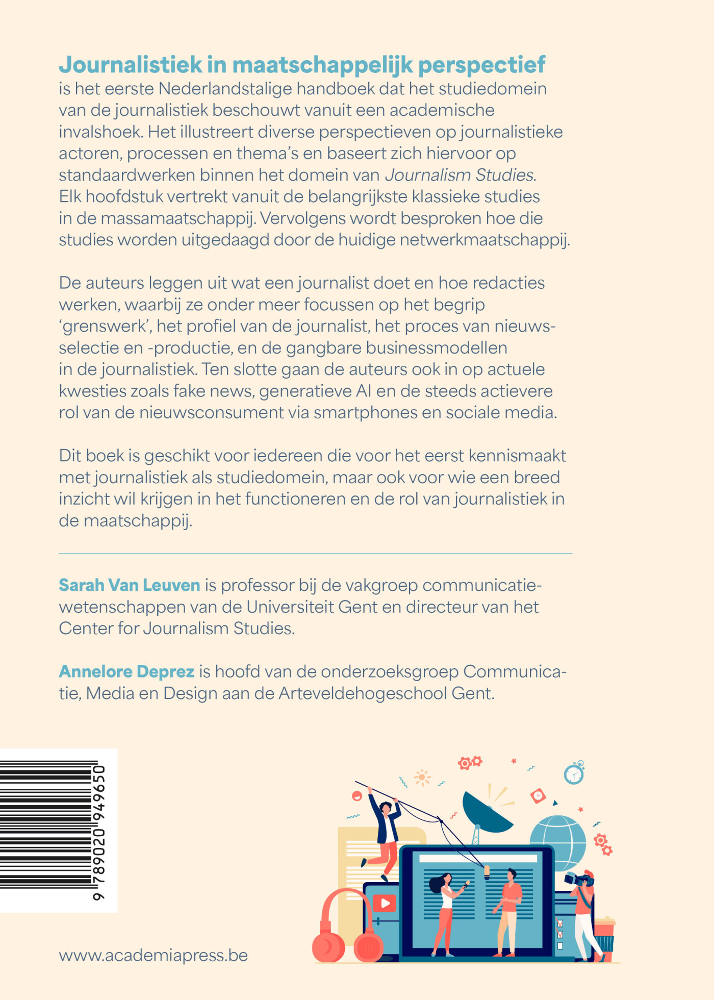 Journalistiek in maatschappelijk perspectief achterkant