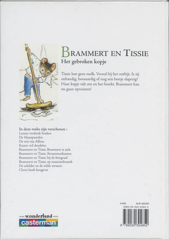 Brammert en Tissie / Het gebroken kopje / Wonderland achterkant