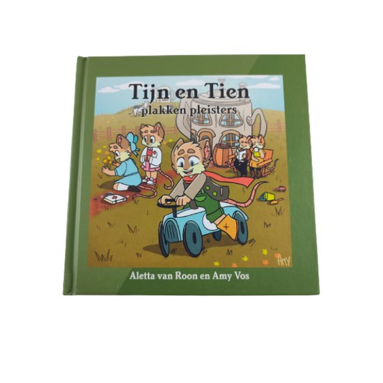 Tijn en Tien plakken pleisters - Aletta van Roon en Amy vos - Kinderboekje