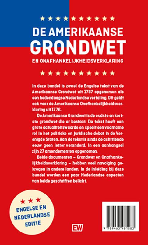 De Amerikaanse grondwet achterkant