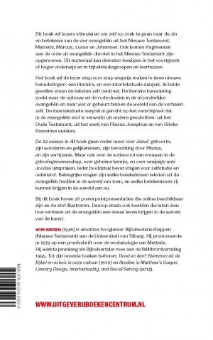 Rode draden in de evangeliën achterkant
