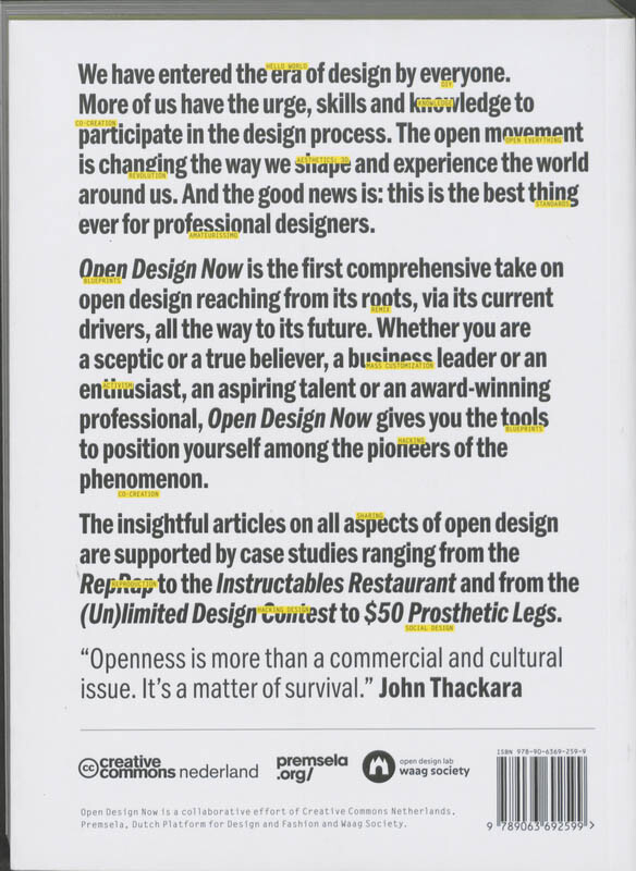 Open Design Now achterkant