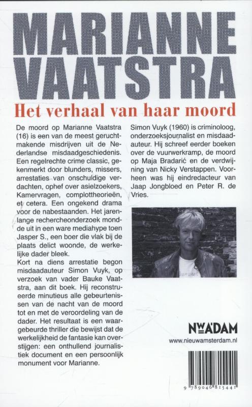 Marianne Vaatstra Marianne Vaatstra achterkant