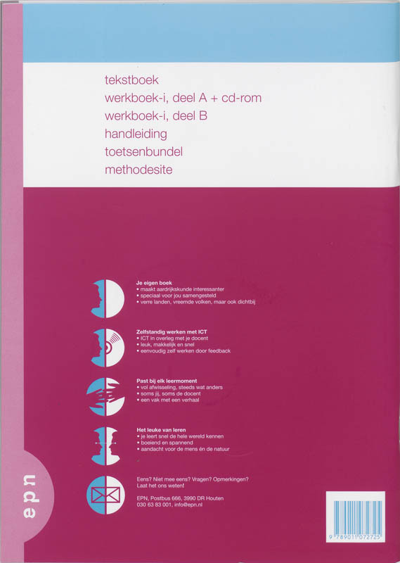 BuiteNLand / 1 Havo/vwo A / deel Werkboek-i + CD-ROM achterkant