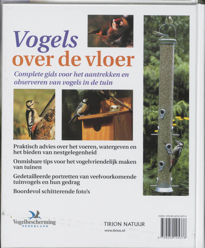 Vogels over de vloer achterkant