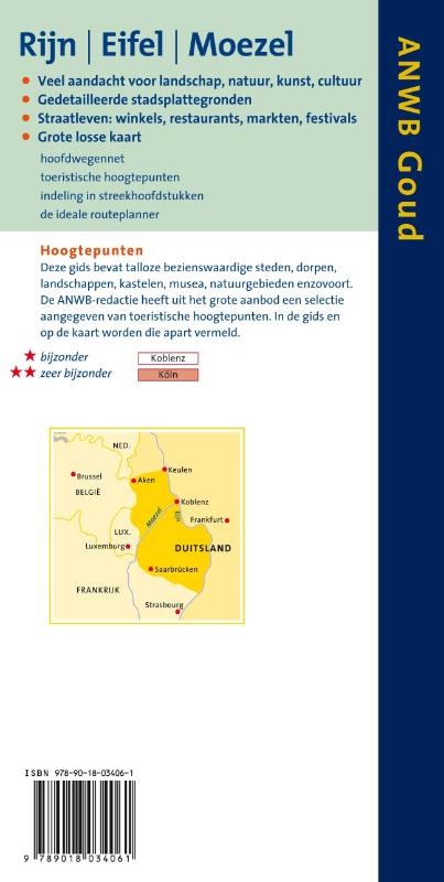 Rijn, Eiffel, Moezel / ANWB goud achterkant