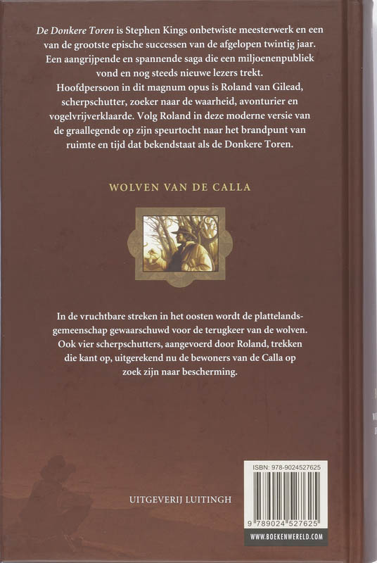 Wolven van de Calla / De donkere toren / 5 achterkant