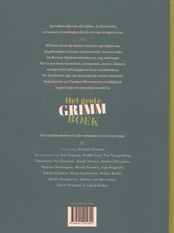 Het Grote Grimmboek achterkant
