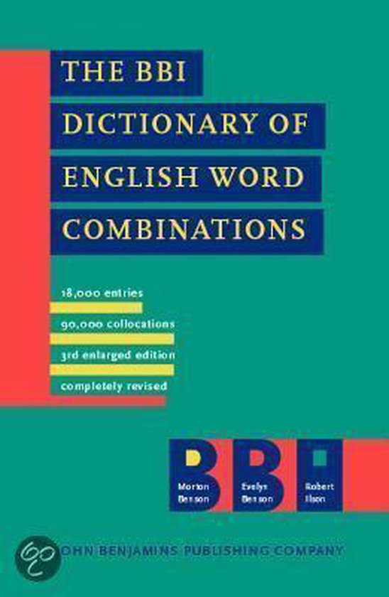 M. Benson The Bbi Dictionary Of English Word Combinations