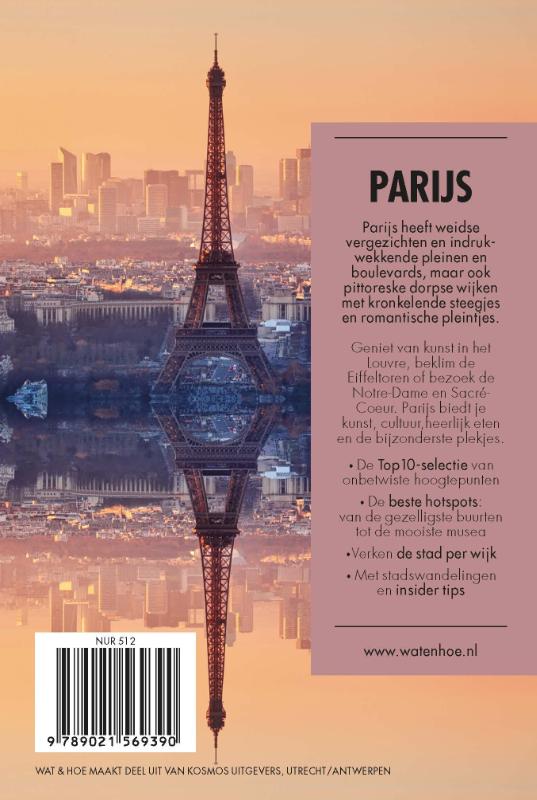 Wat & Hoe Reisgids  -   Parijs achterkant