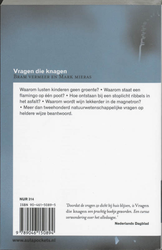 Vragen Die Knagen Aula achterkant