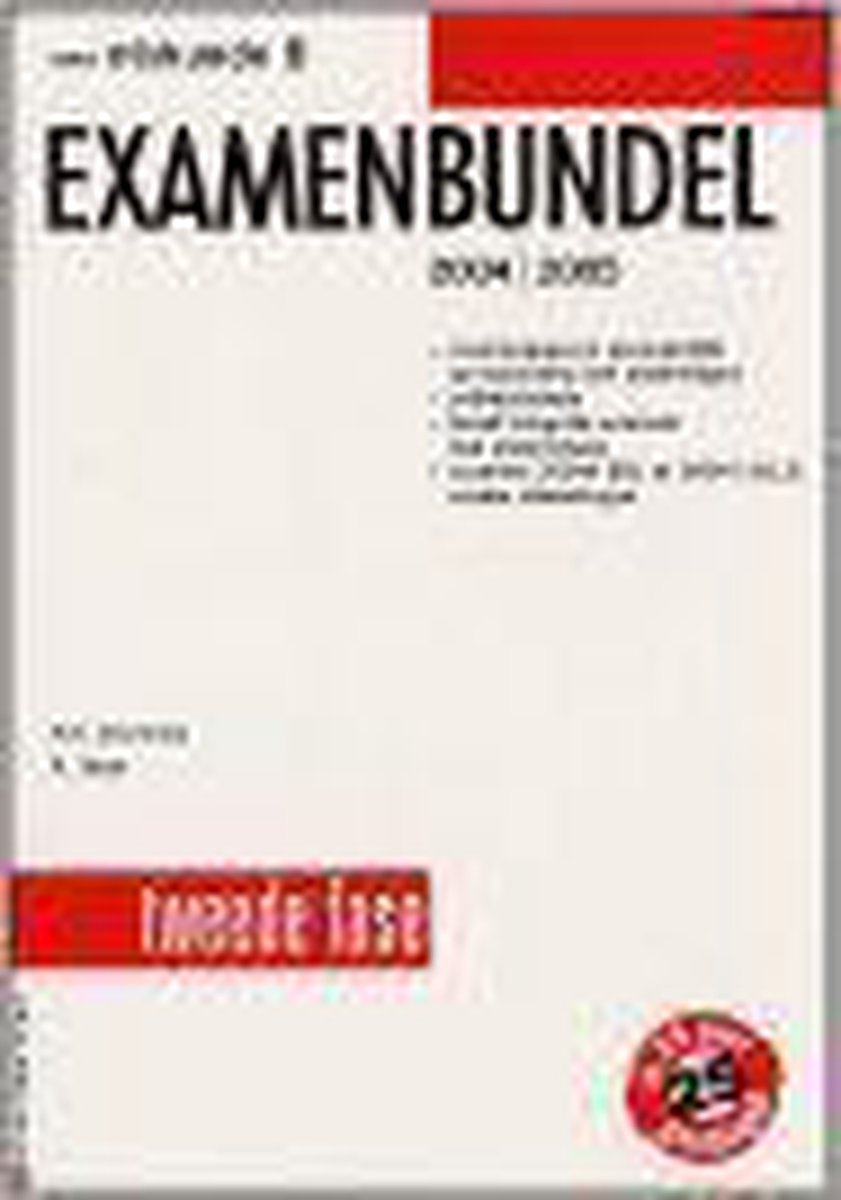 Vwo Wiskunde-B Examenbundel 2E Fase