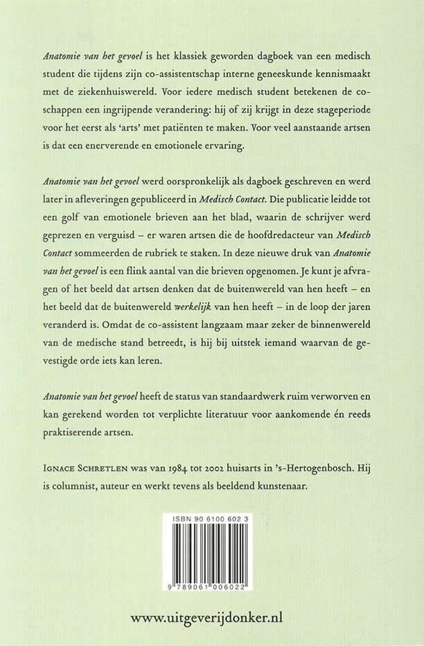 Anatomie van het gevoel achterkant