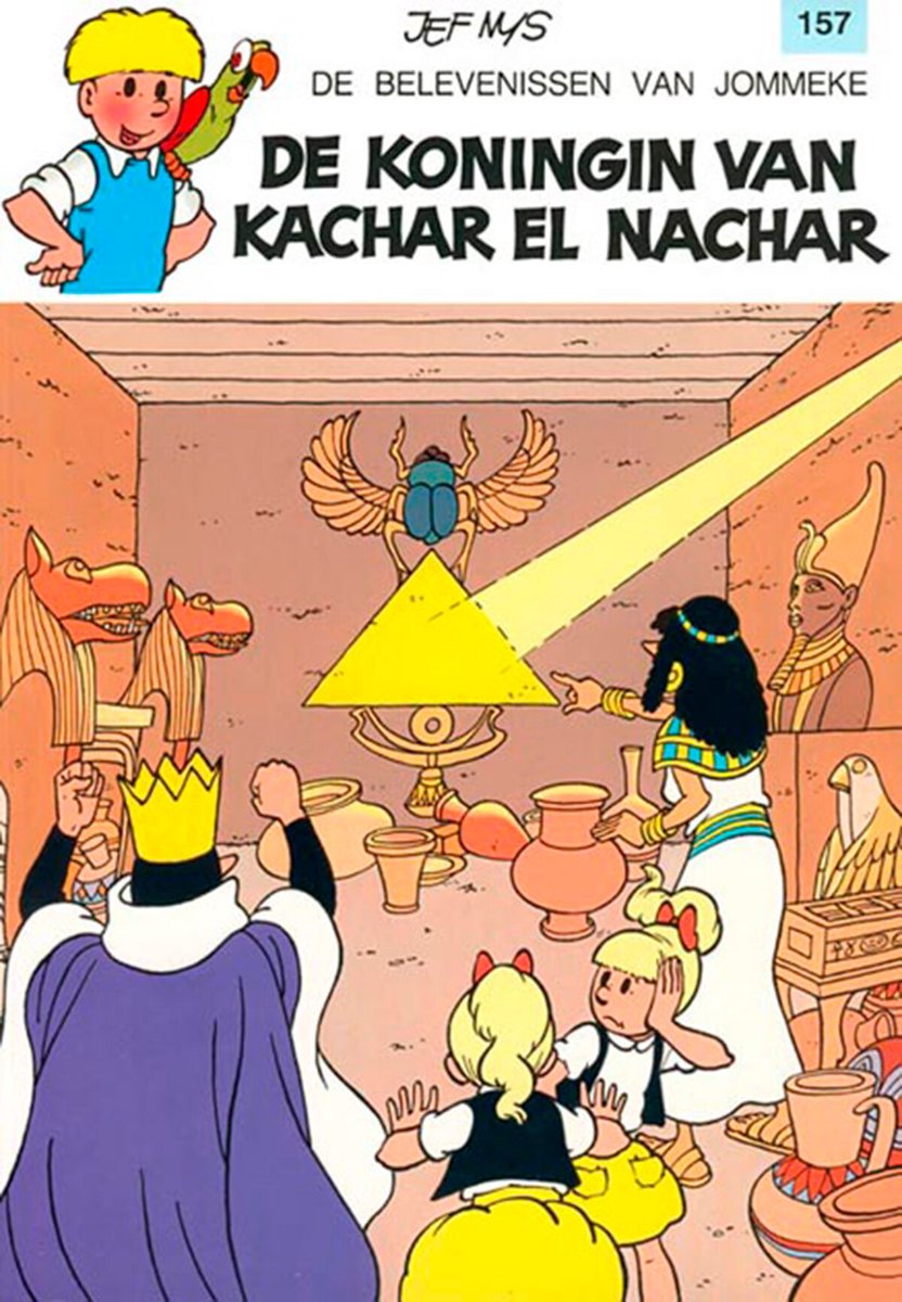 De koningin van Kachar el Nachar / Jommeke strip - nieuwe look / 157