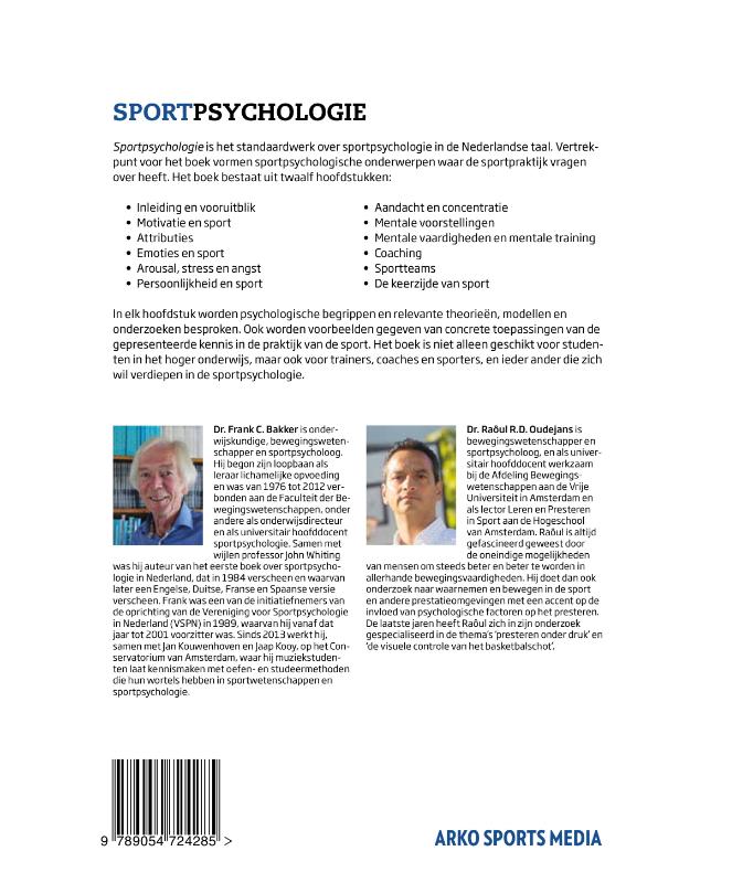 Sportpsychologie achterkant