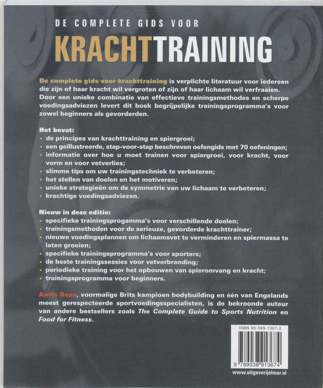 Complete Gids Voor Krachttraining achterkant