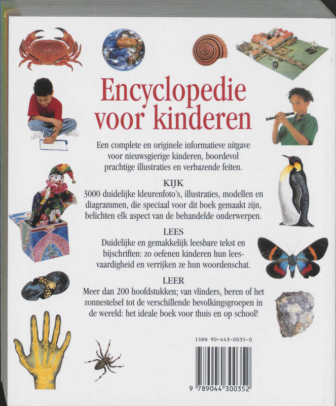 Encyclopedie Voor Kinderen achterkant