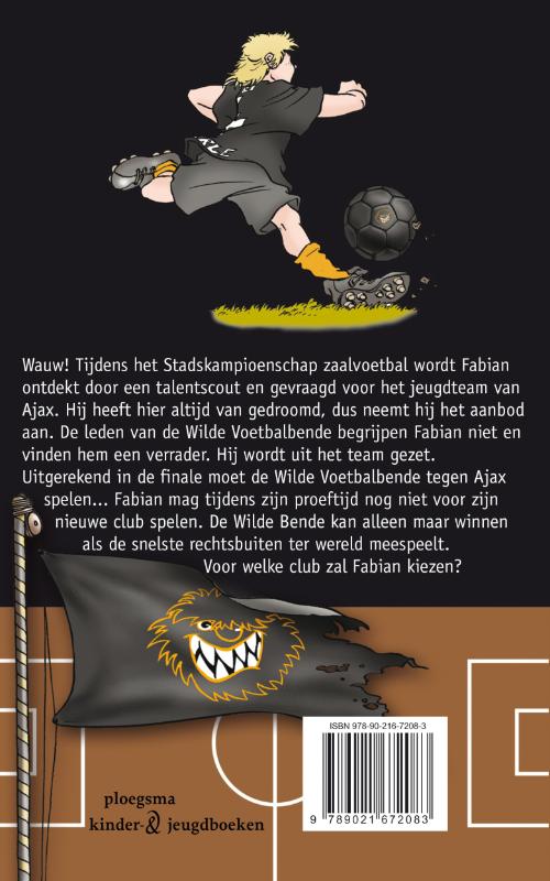 De wilde voetbalbende - Fabian achterkant