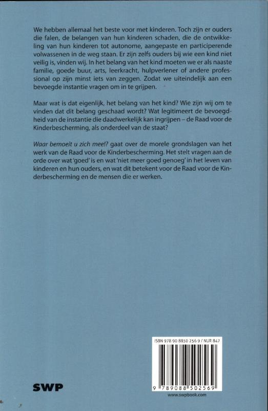 Waar bemoeit u zich mee!? achterkant