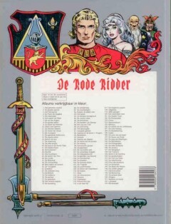 Slangegod / De Rode Ridder / 137 achterkant