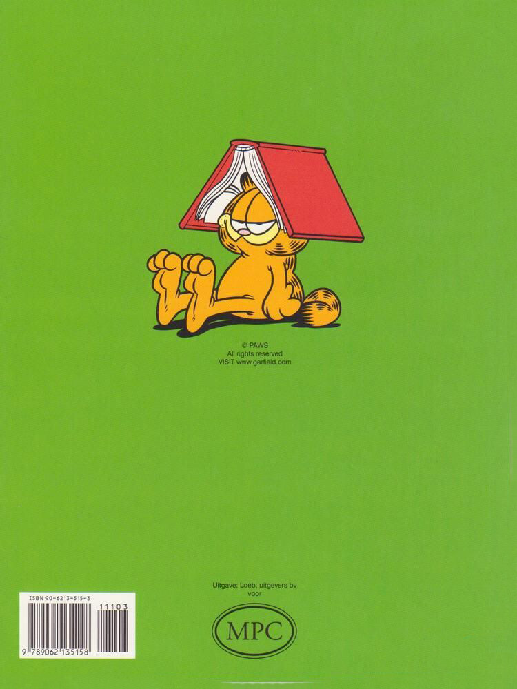 Een zachte landing / Garfield / 103 achterkant