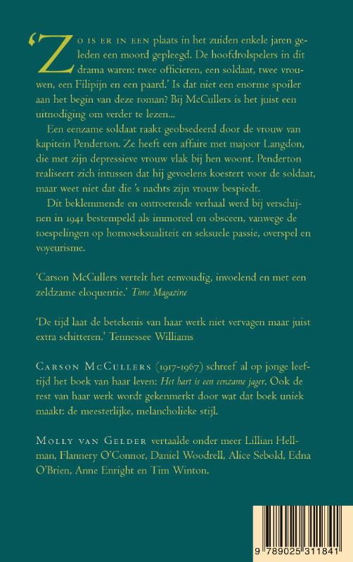 Gespiegeld in een gouden oog achterkant