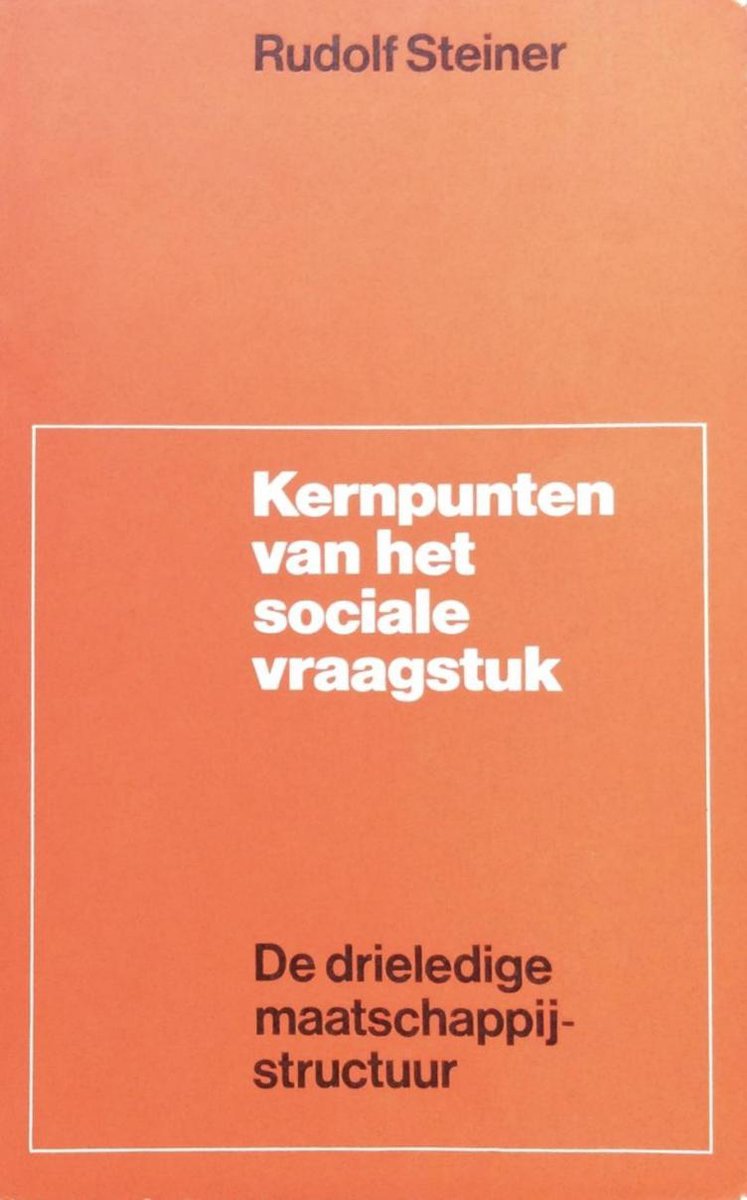 Kernpunten van het sociale vraagstuk. De drieledige maatschappijstructuur.