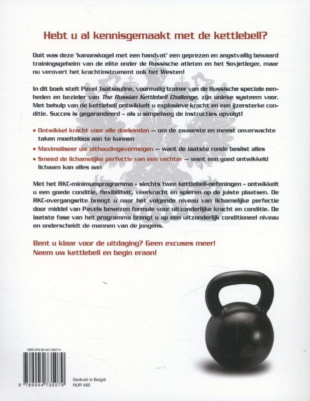 Handboek kettlebell training achterkant