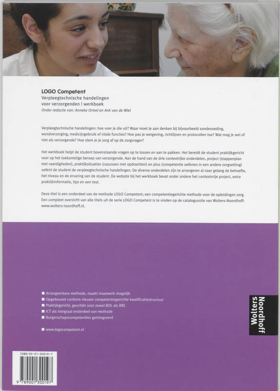 LOGO Competent Verpleegtechnische handelingen Werkboek achterkant