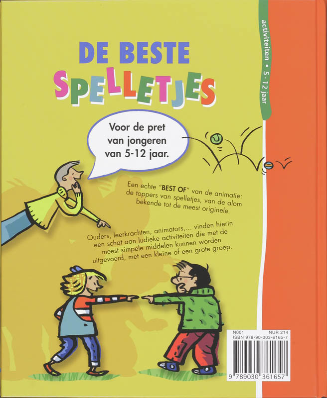 De beste spelletjes voor 5-12 jaar achterkant