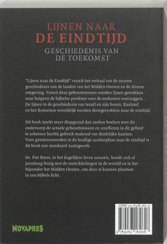 Lijnen naar de eindtijd Lijnen naar de eindtijd achterkant