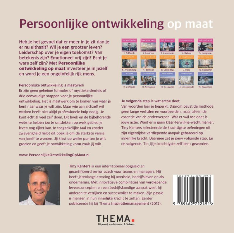 Persoonlijke ontwikkeling op maat Persoonlijke ontwikkeling op maat achterkant
