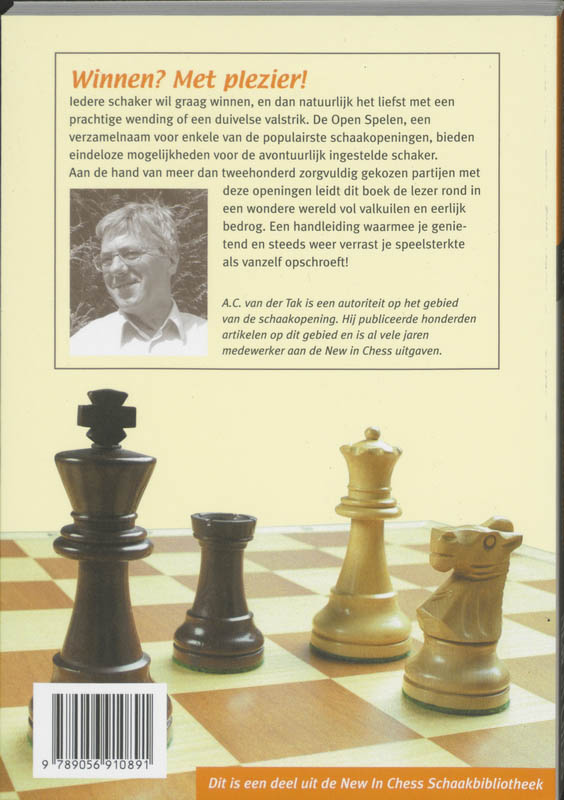 Winnen met open spelen / 1 Taktiek in de Schaakopening / NIC-schaakbibliotheek achterkant