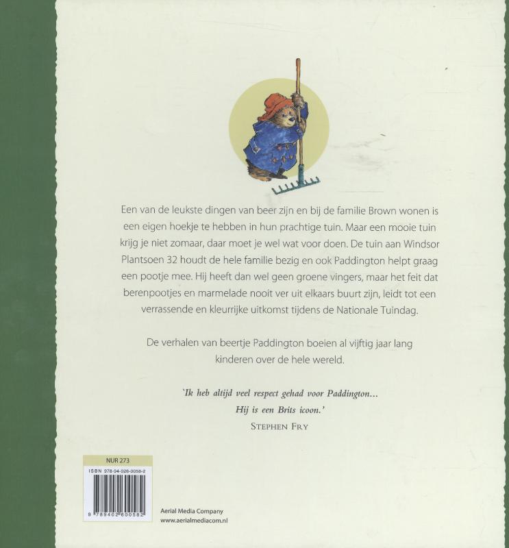 Paddington de tuinman Paddington de tuinman achterkant