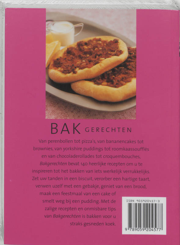 Bakgerechten Bakgerechten achterkant