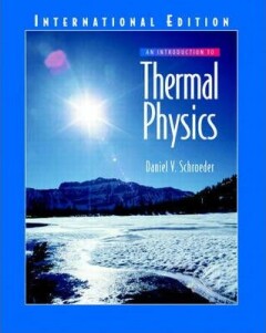 Schroeder Daniel Introduction To Thermal Physics, An, International Edition