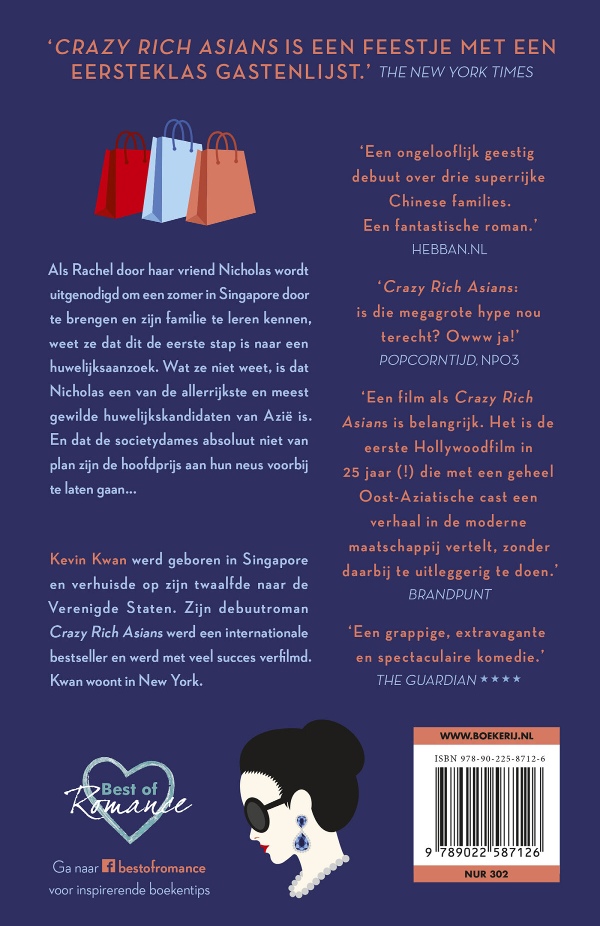 Crazy Rich Asians achterkant