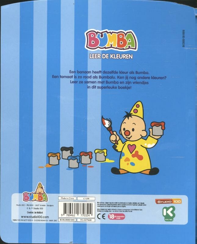 Leer de kleuren / Bumba achterkant