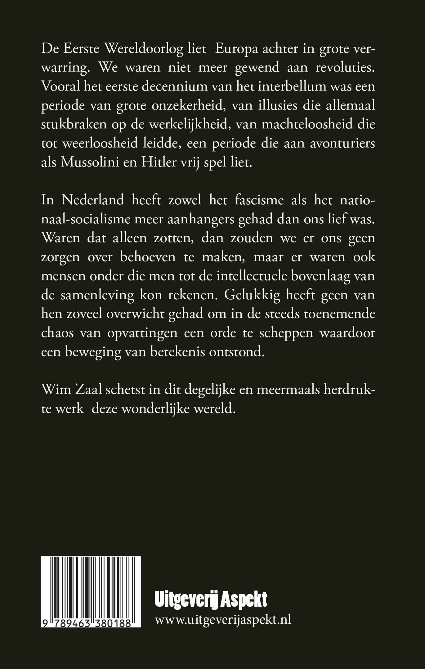 De Nederlandse fascisten achterkant