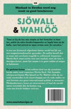 De gesloten kamer / Sjöwall & Wahlöö / 8 achterkant