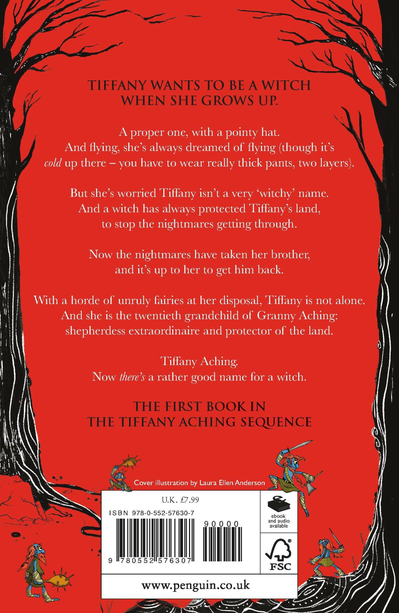 The wee free men / The Tiffany Aching sequence / 1 achterkant