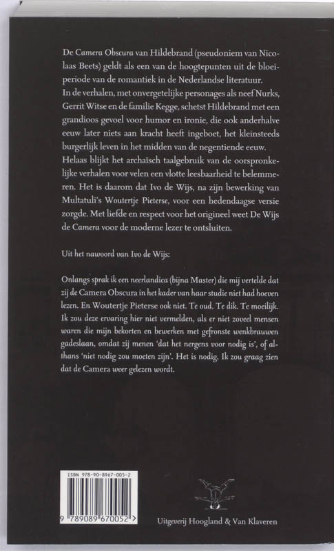 CAMERA OBSCURA achterkant