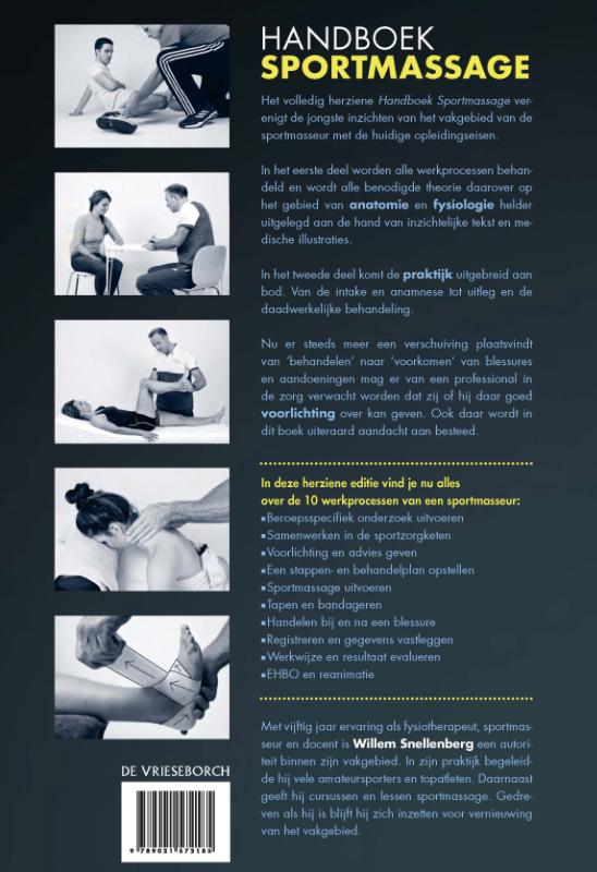 Handboek Sportmassage achterkant